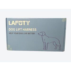 Lafoty Dog Lift & Multi-use Harness XL Black Teal